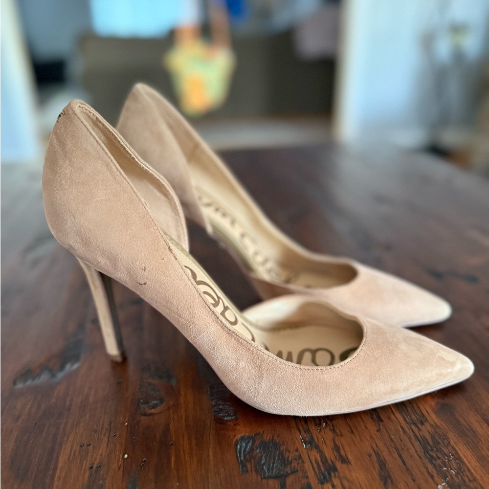 Elegant Sam Edelman Tan High Heels